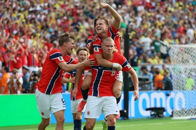 Halaand Cetak 2 Gol, Norwegia Pulangkan Brazil 2-0 di Babak 16 Besar